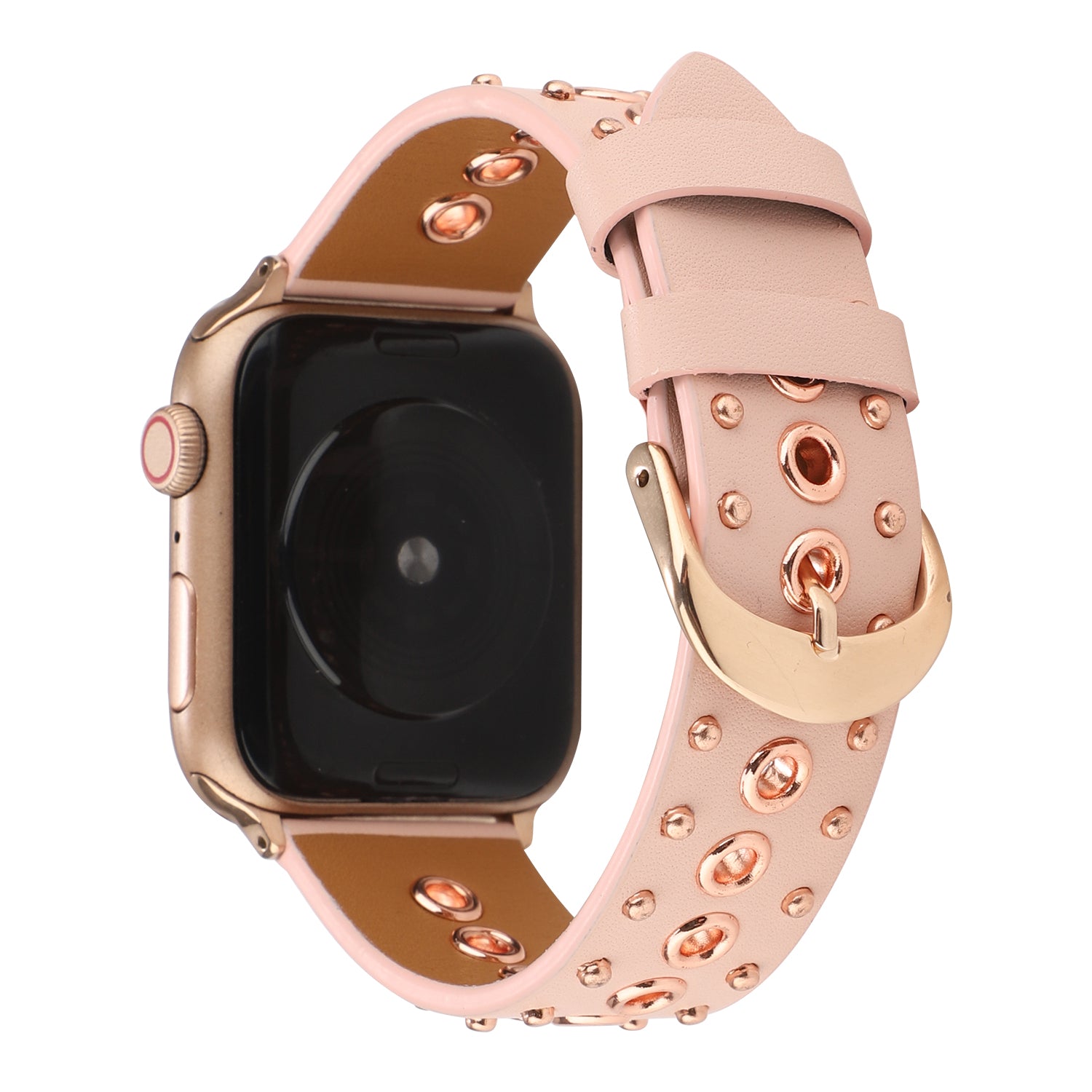 For Apple Watch Ultra Ultra 2 49mm Series 9 8 7 45mm 6 5 4 SE SE (2022) (2023) 44mm 3 2 1 42mm Genuine Leather Strap Rivets Watchband For Apple Watch Ultra Ultra 2 49mm Series 9 8 7 45mm 6 5 4 SE SE (2022) (2023) 44mm 3 2 1 42mm Genuine Leather Strap Rivets Watchband
